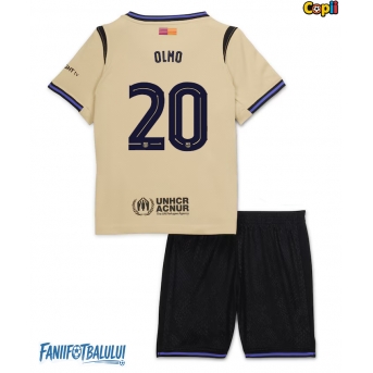 Barcelona Dani Olmo #20 Echipament de Fotbal Replică 2025-26 Copii Deplasare (+ Șorturi)